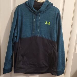 Under Armour Blue and Black Performance Hoodie